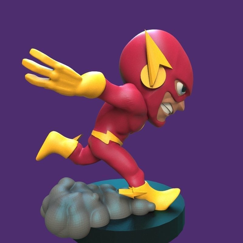 The Flash figurine 3D print model_18
