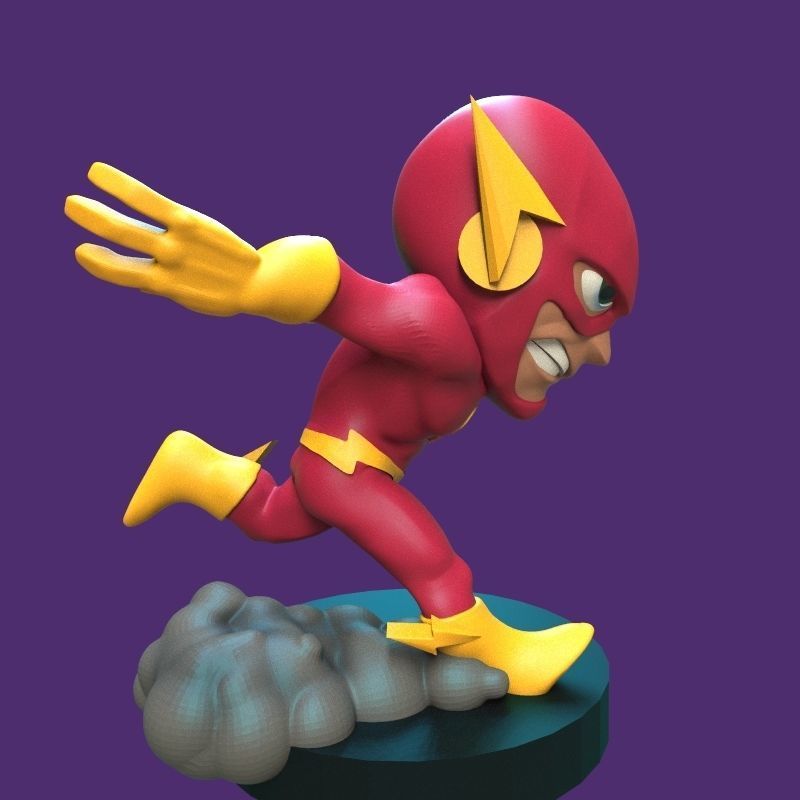 The Flash figurine 3D print model_21