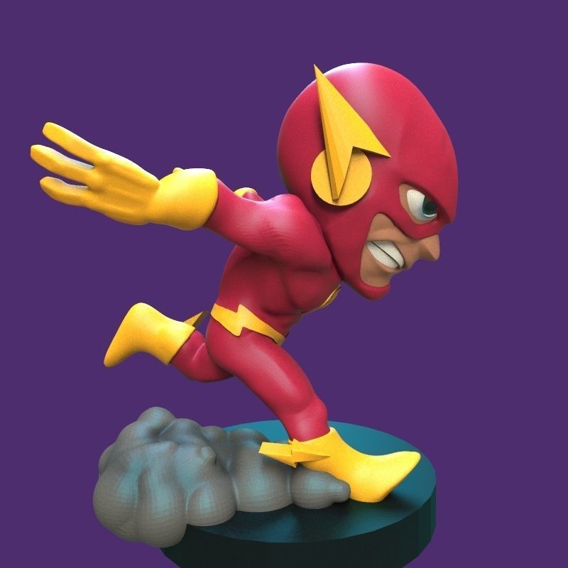 The Flash figurine 3D print model_39