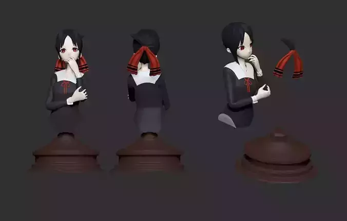 Kaguya Shinomiya Bust - Love is War 3D print model