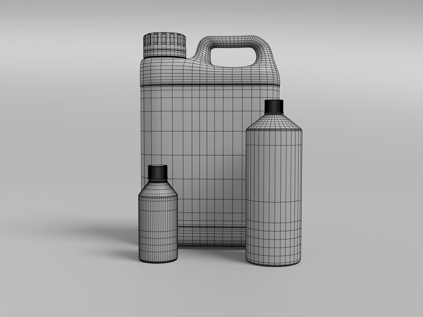 Chemical Bottle  3D model_7