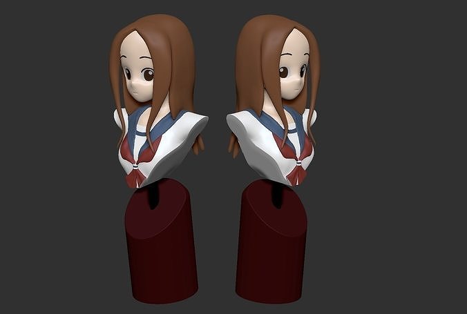 Takagi san - Bust 3D print model