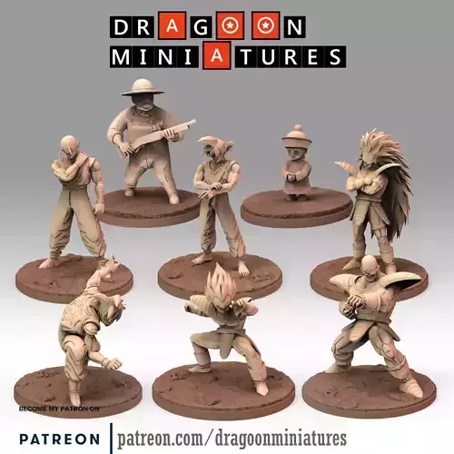 Term 1 - Saiyan Saga Part I - Dragon Ball Miniatures