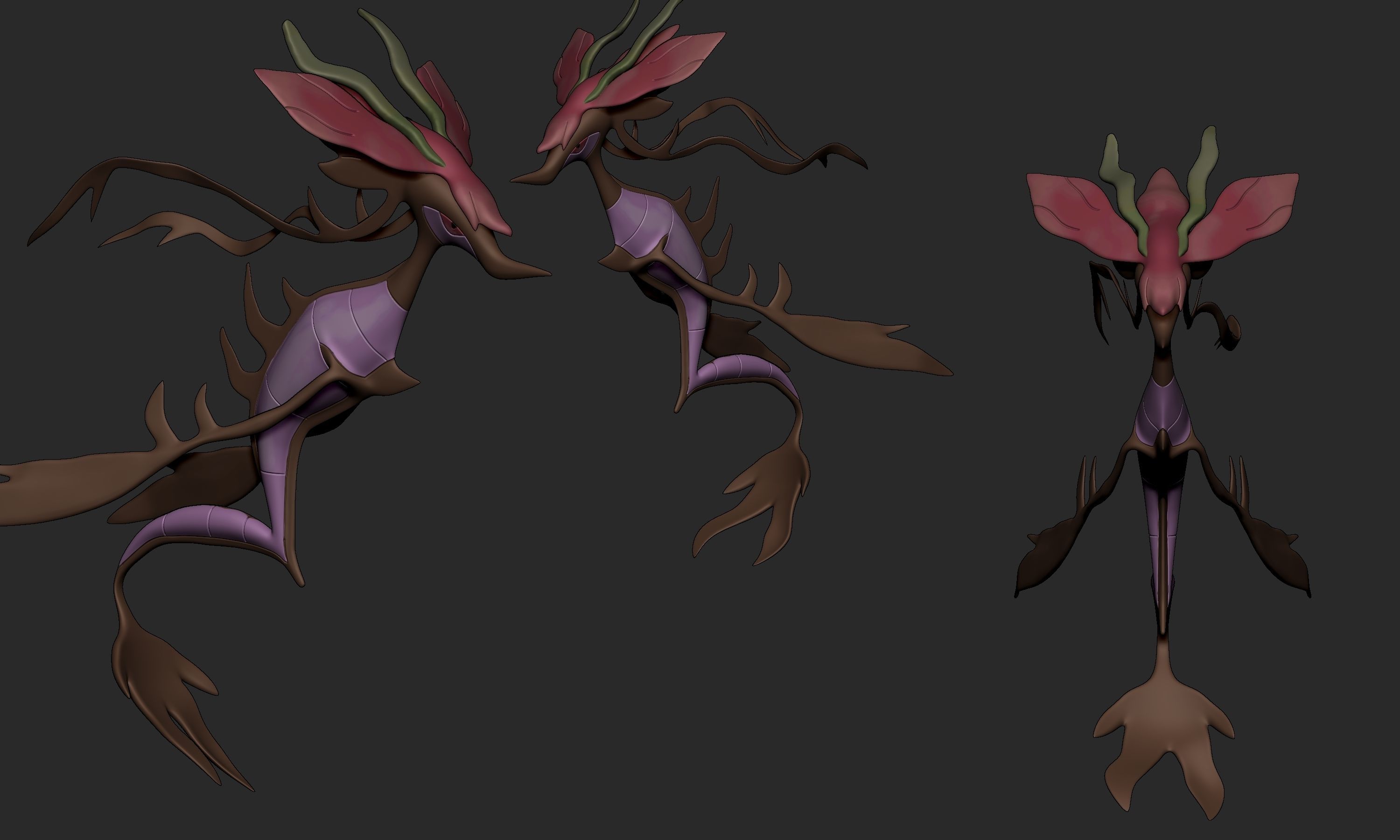 Pokemon - Dragalge 3D print model_2