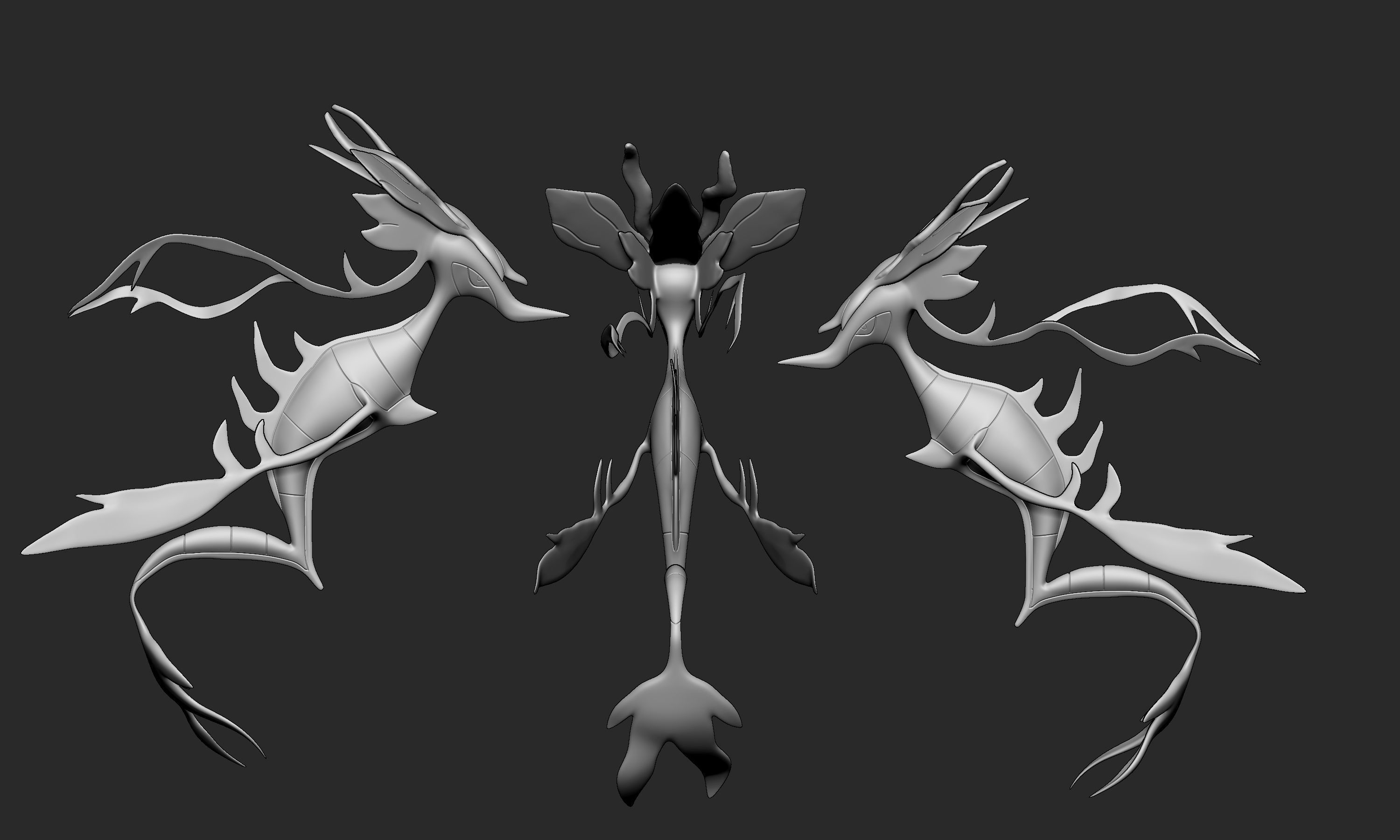 Pokemon - Dragalge 3D print model_6