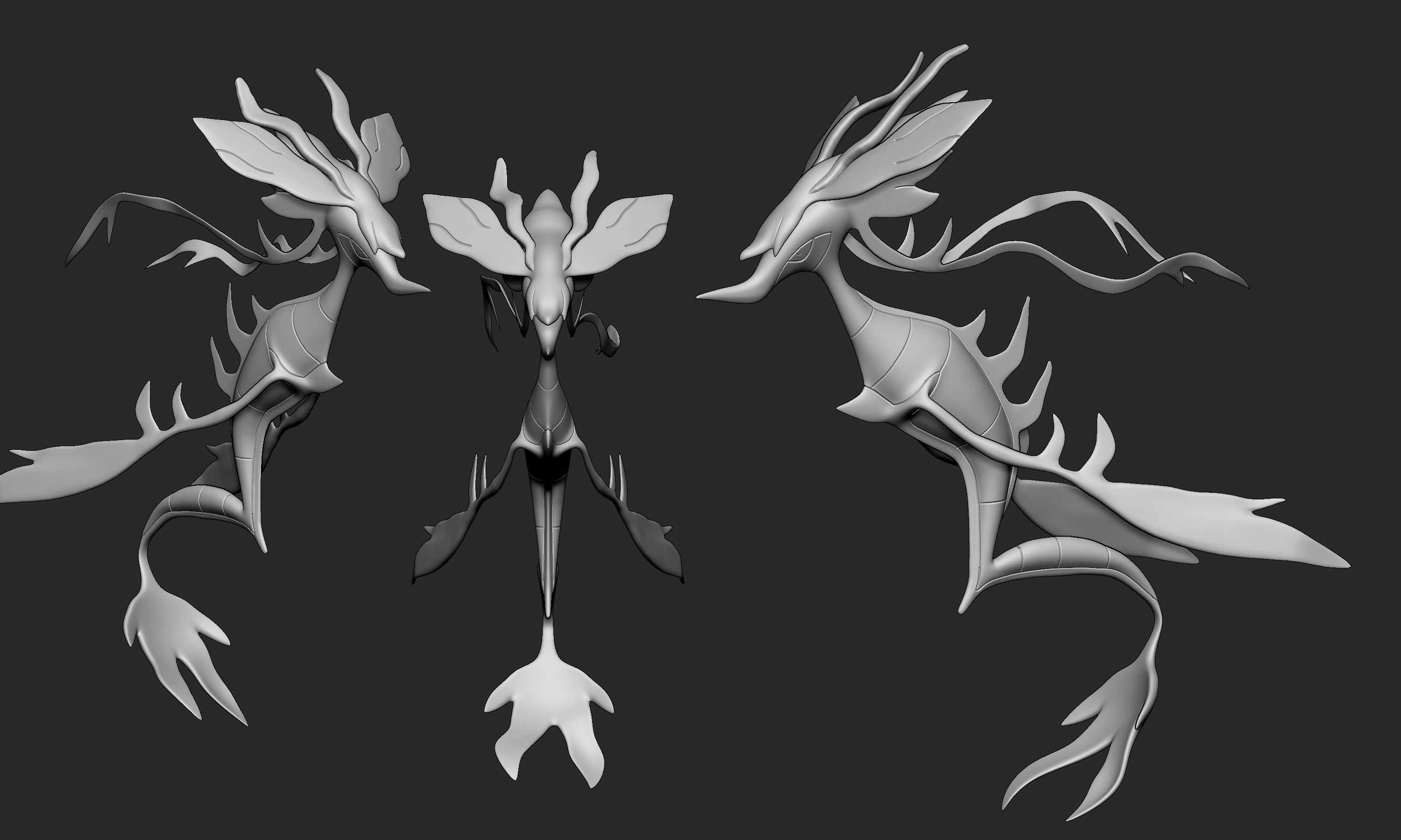 Pokemon - Skrelp and Dragalge 3D print model_13