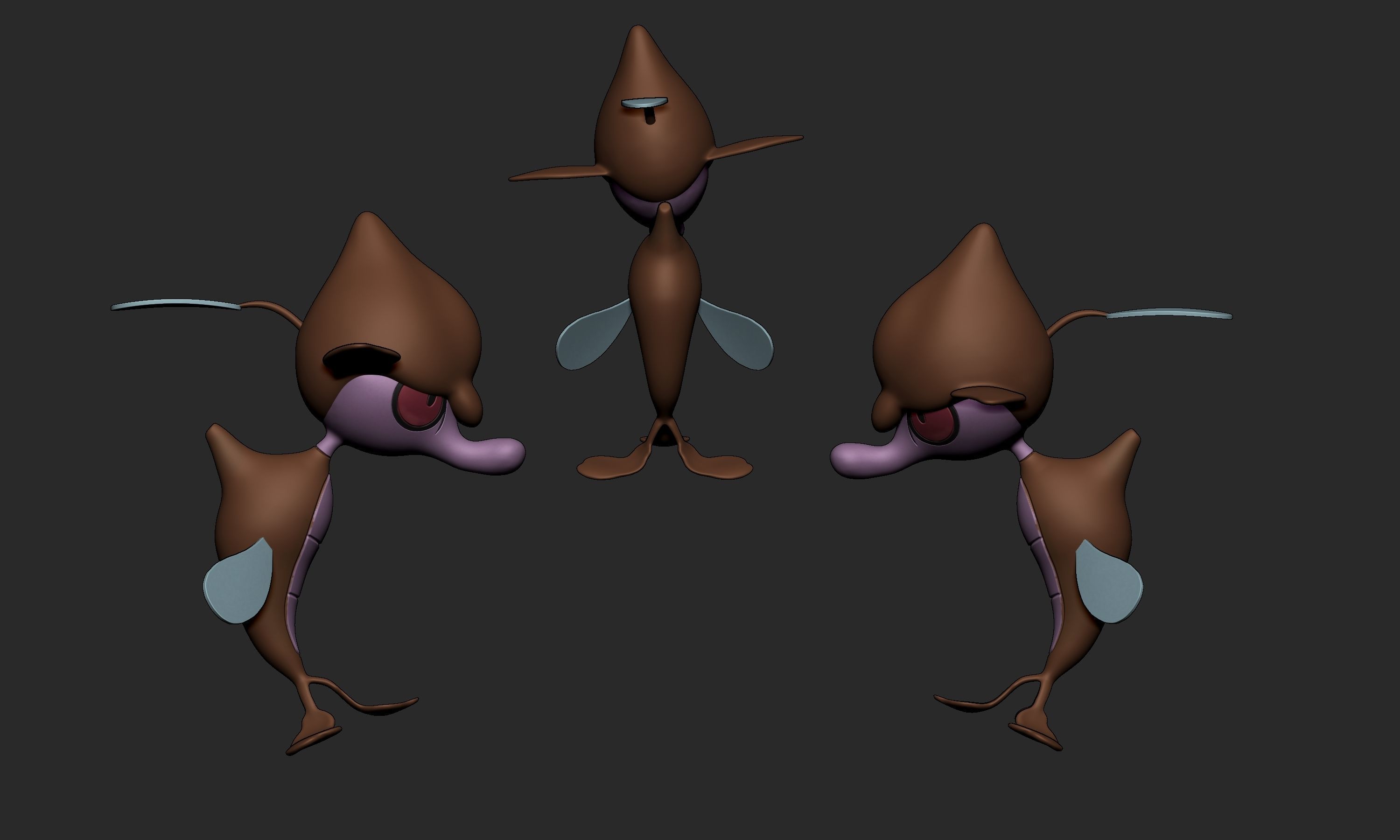 Pokemon - Skrelp and Dragalge 3D print model_4