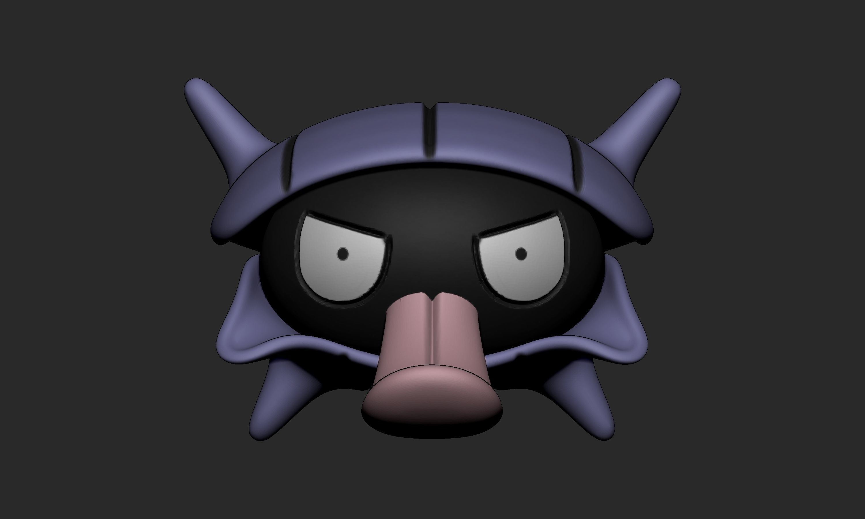 Pokemon - Shellder with 2 poses 3D print model_1