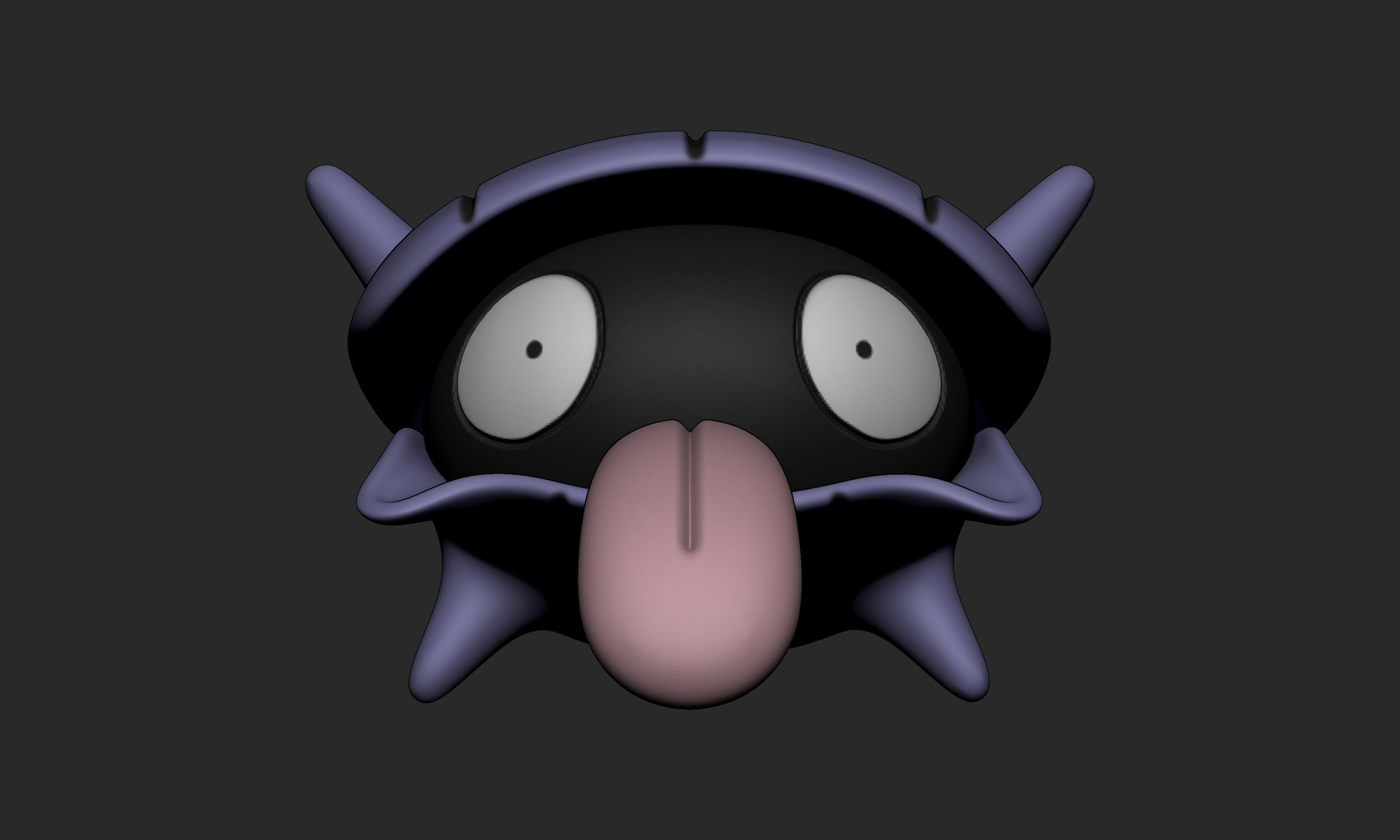 Pokemon - Shellder with 2 poses 3D print model_5