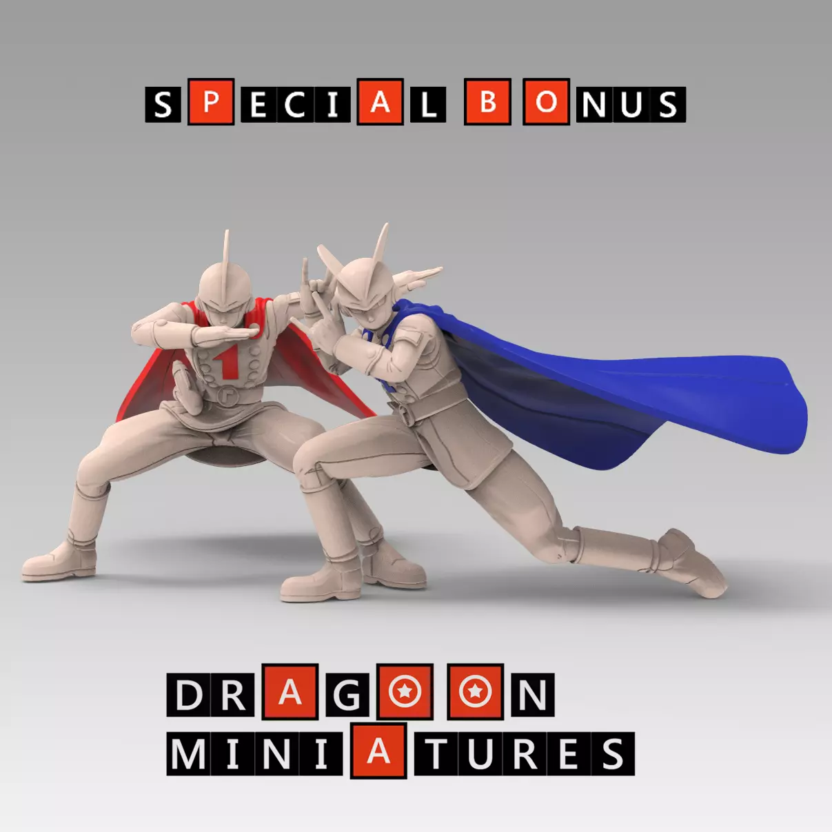 Gamma 1  Gamma 2 - Dragon Ball Super Super Hero - Miniatures  3D print model_0