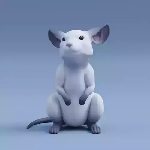Mouse rat 3D print model