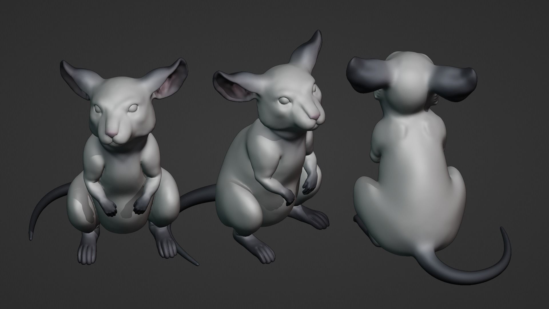 Mouse rat 3D print model_8