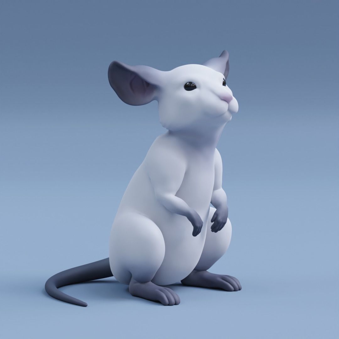 Mouse rat 3D print model_1