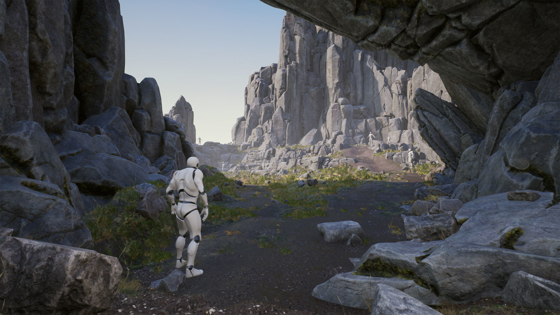 Realistic Looking Modular Cliffs and Rocks BLENDER Low-poly 3D model_12