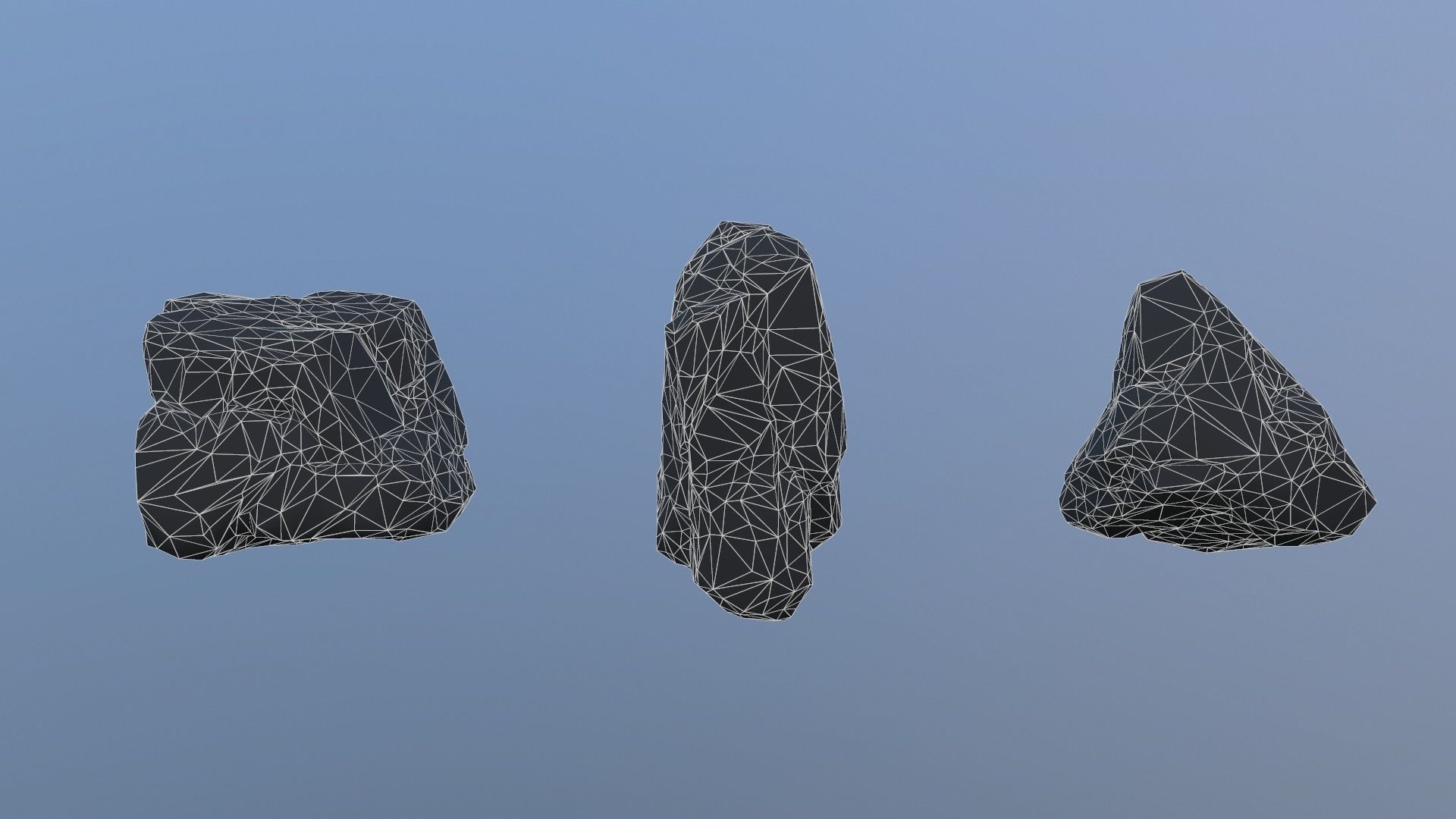 Realistic Looking Modular Cliffs and Rocks BLENDER Low-poly 3D model_19