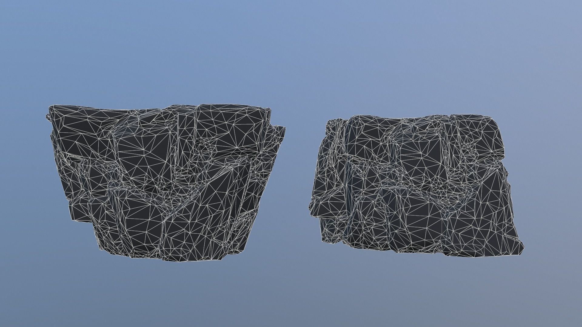 Realistic Looking Modular Cliffs and Rocks BLENDER Low-poly 3D model_18