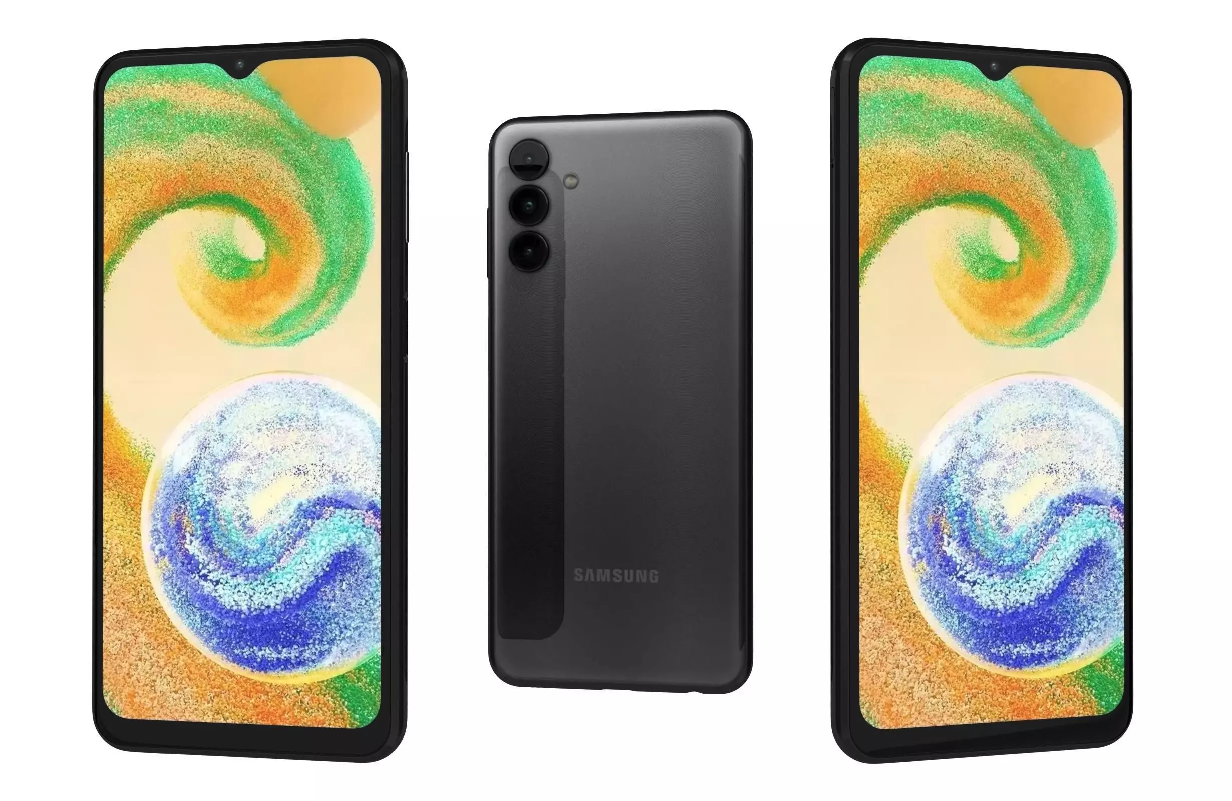 Samsung Galaxy A04s Black 3D model_0