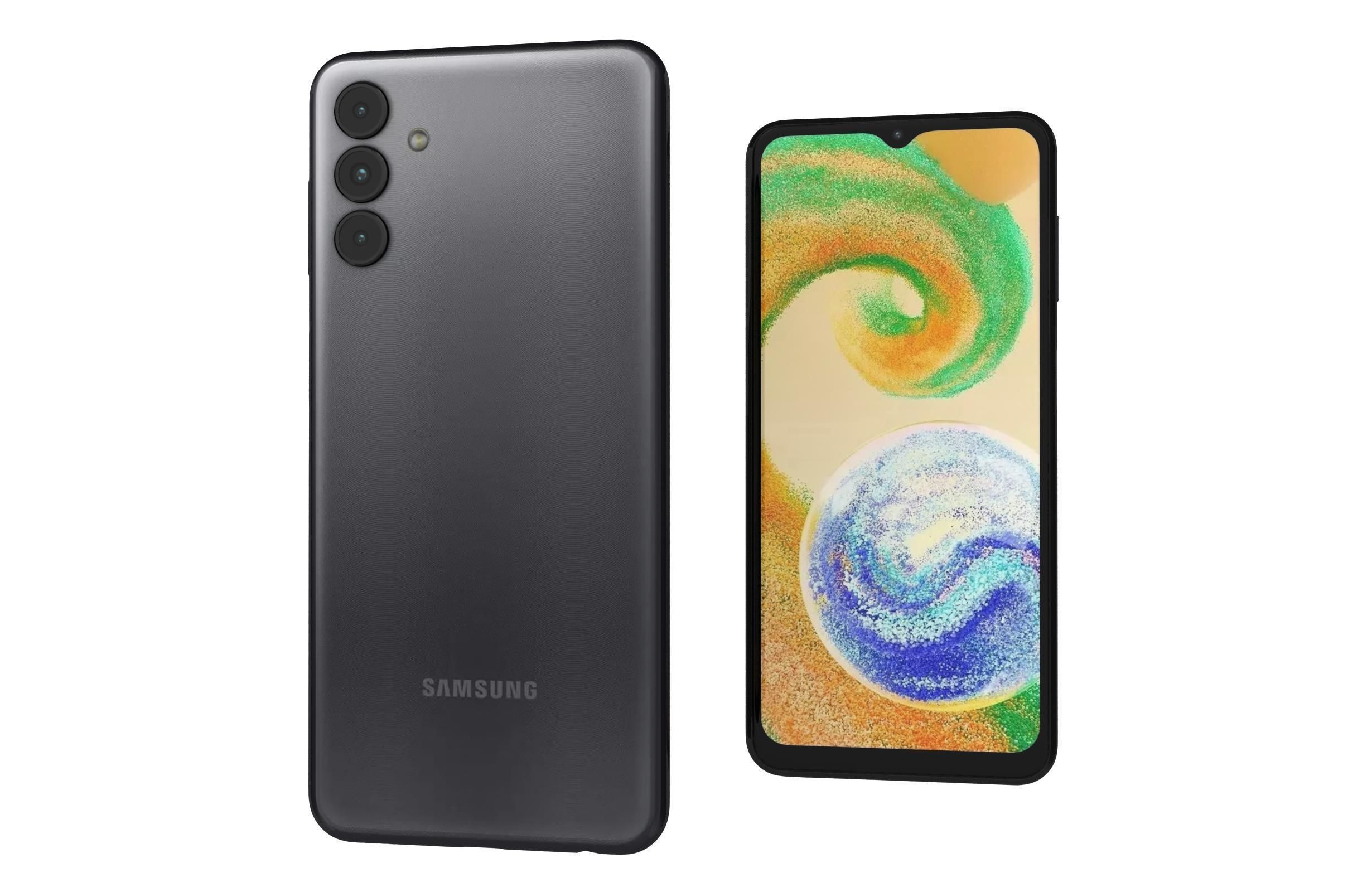Samsung Galaxy A04s Black 3D model_7