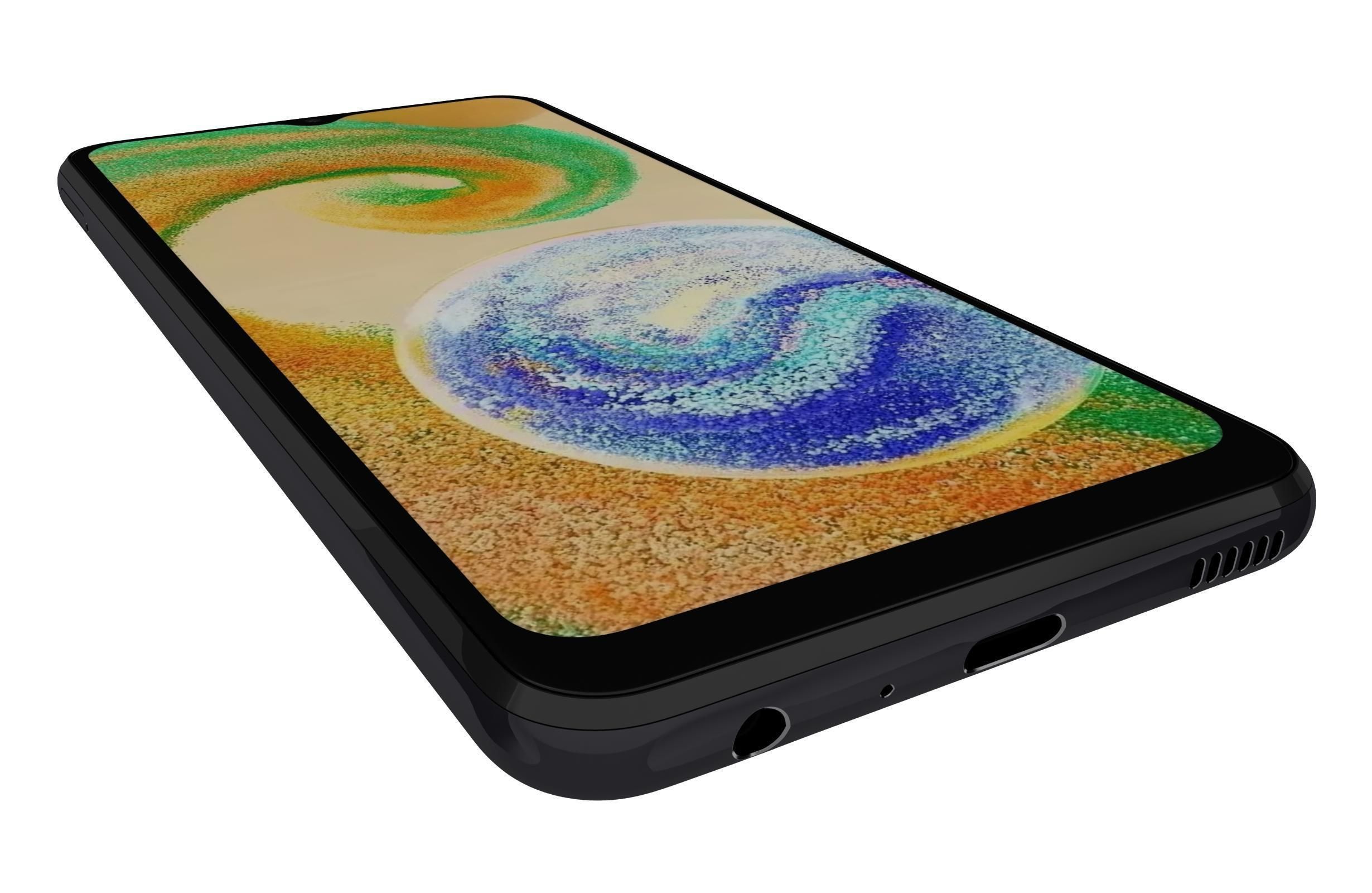 Samsung Galaxy A04s Black 3D model_12