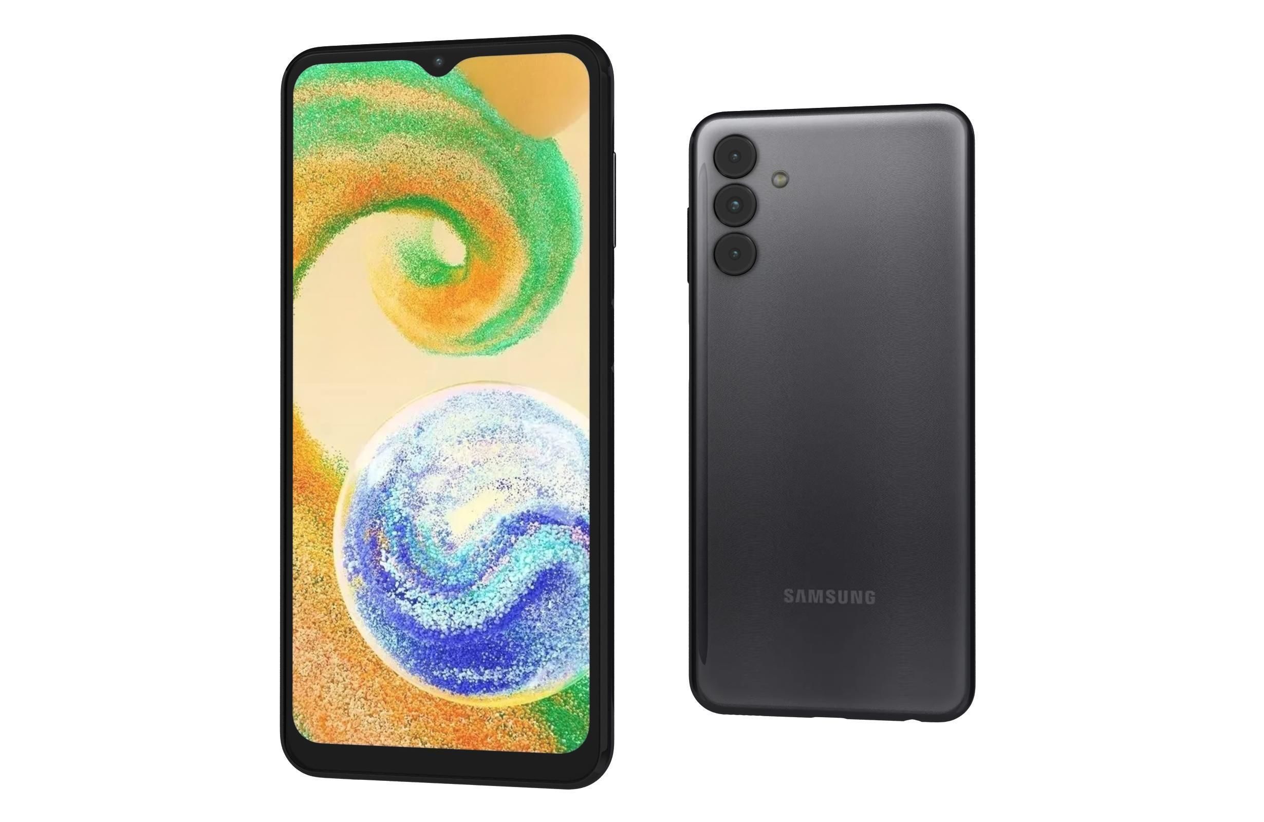 Samsung Galaxy A04s Black 3D model_6