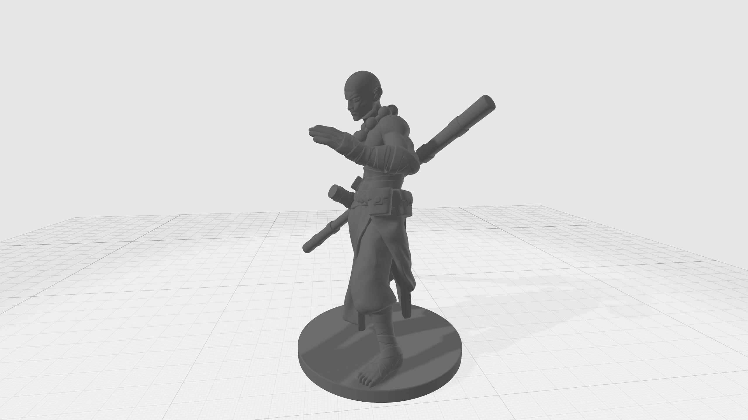 Shaolin Kung Fu 3D Model 3D print model_3