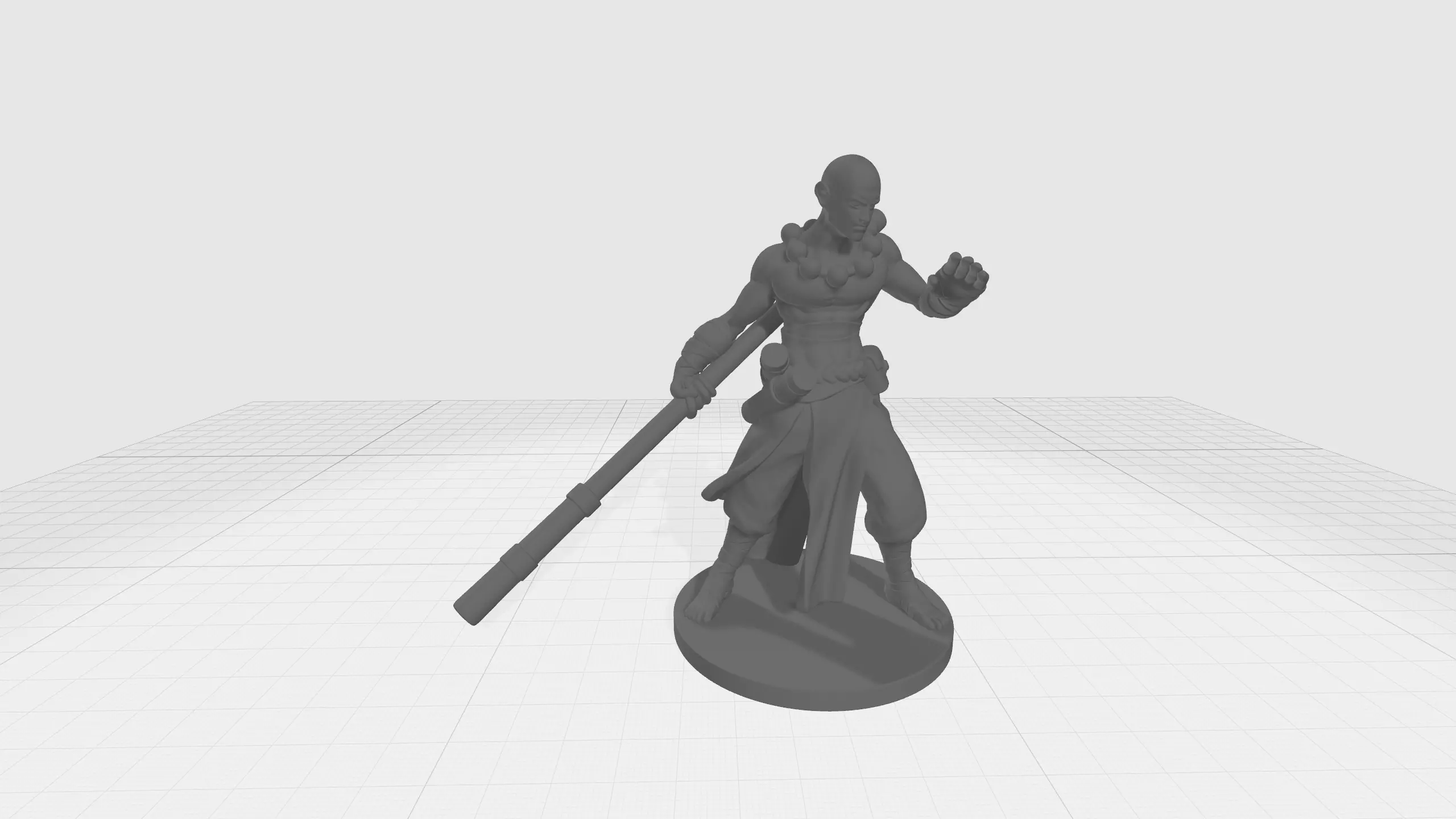 Shaolin Kung Fu 3D Model 3D print model_0