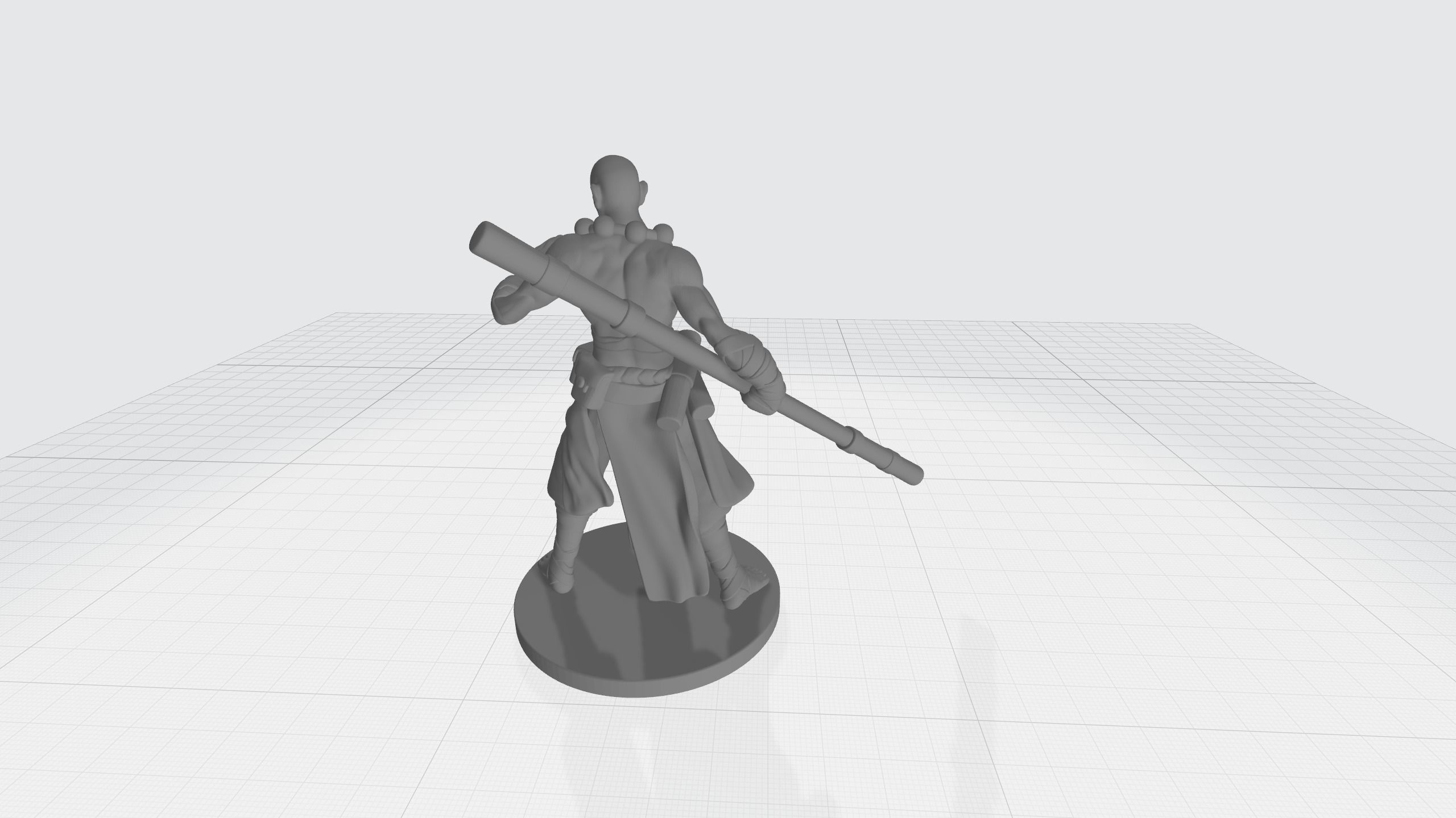 Shaolin Kung Fu 3D Model 3D print model_2