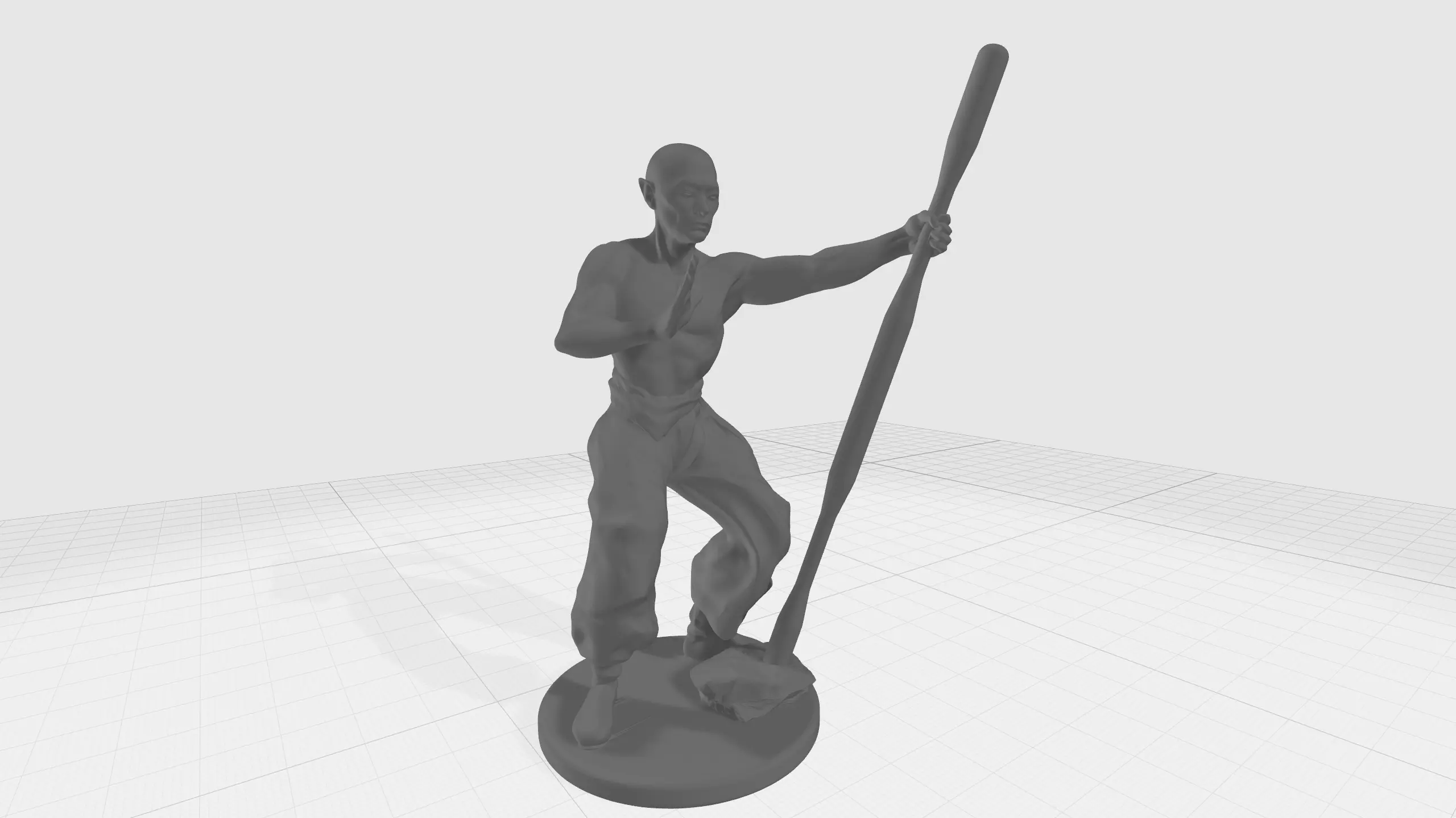 Shaolin Kung Fu 3D Model 3D print model