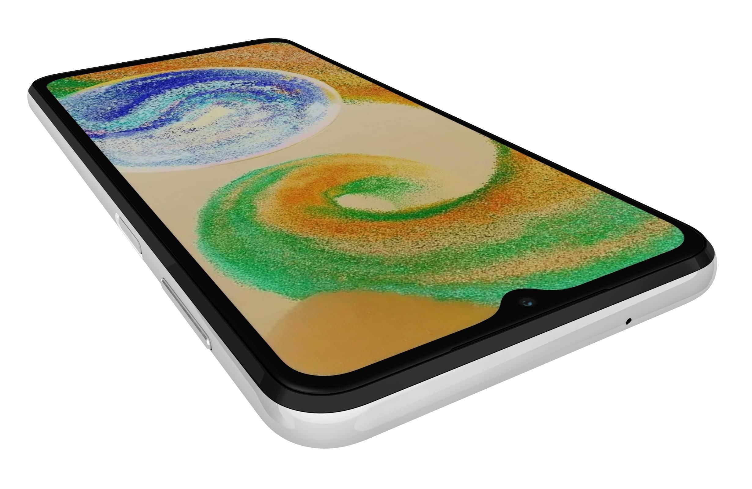 Samsung Galaxy A04s White 3D model_14