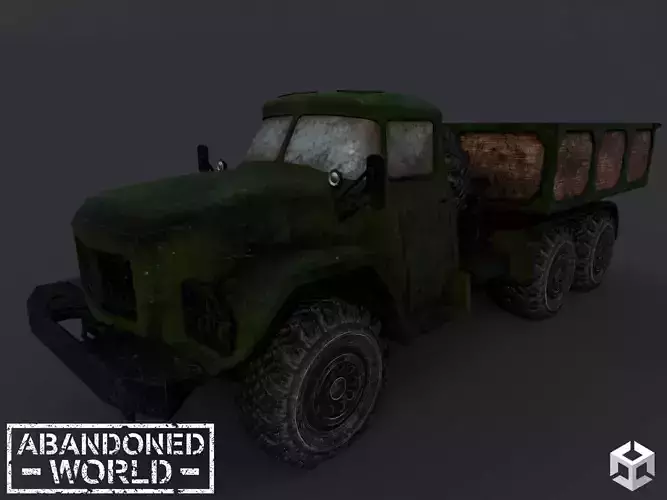 ZIL-131 LowPoly old truck