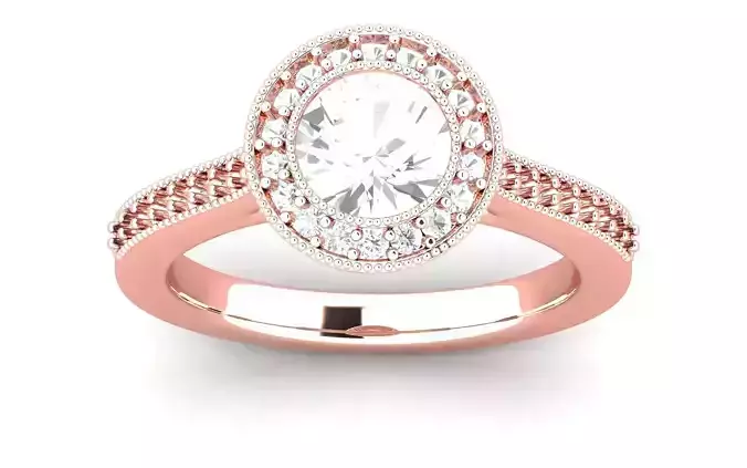 Solitaire Wedding Engagement Women Ring