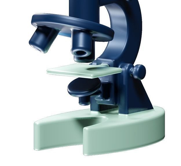 Infant Microscope Toy 3D model_2
