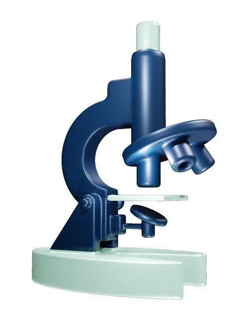 Infant Microscope Toy 3D model_1