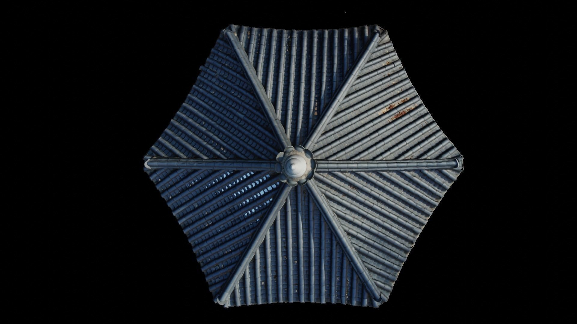 Roof of Ureukjeong Pavilion in Uirimji Reservoir 3D model_4