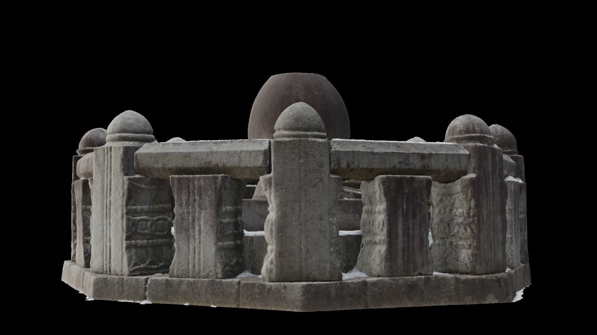 King Yeongjo Placenta Chamber 3D model_3