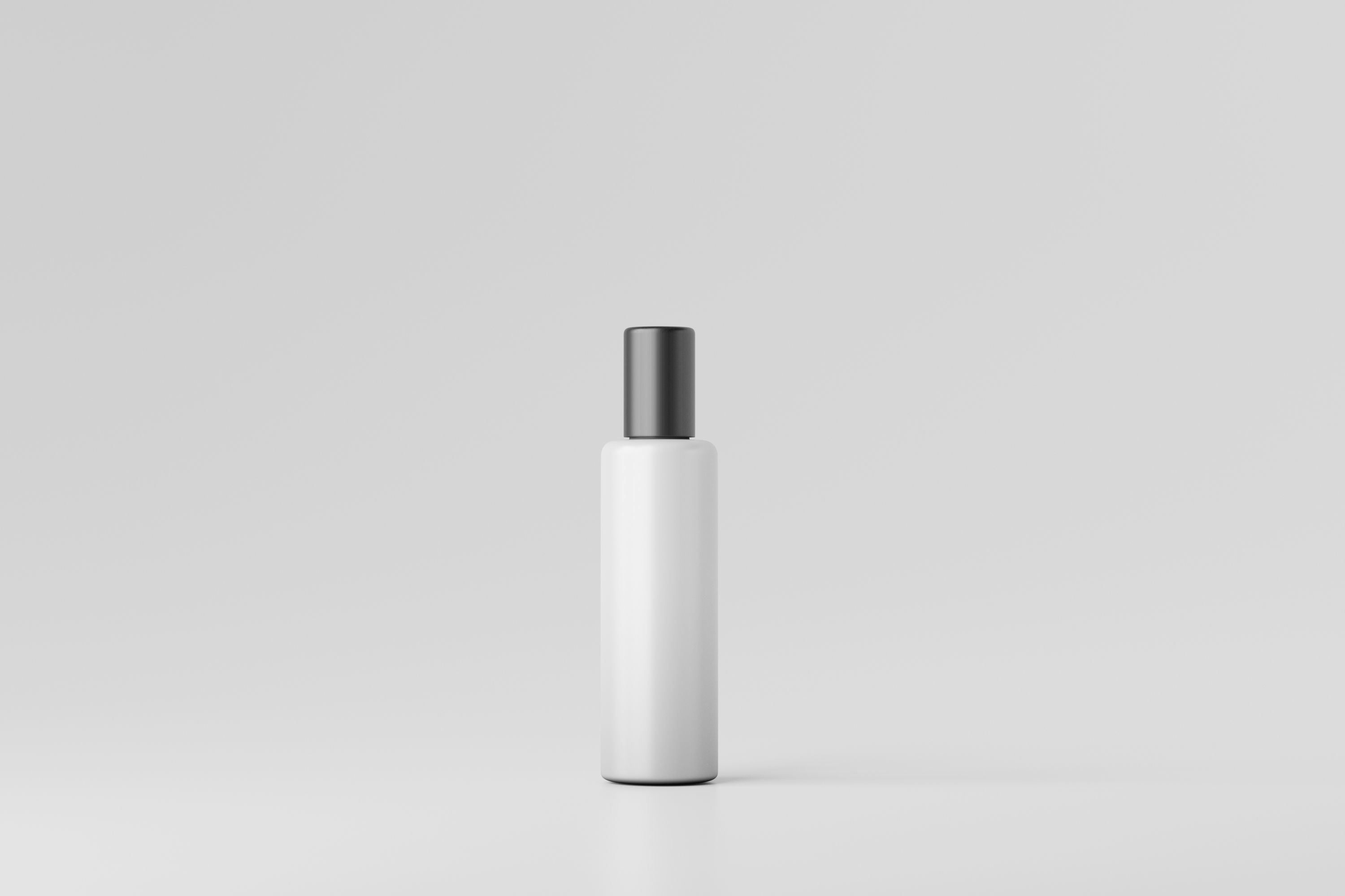 Bottle and tube cosmetic collection Low-poly 3D model_9