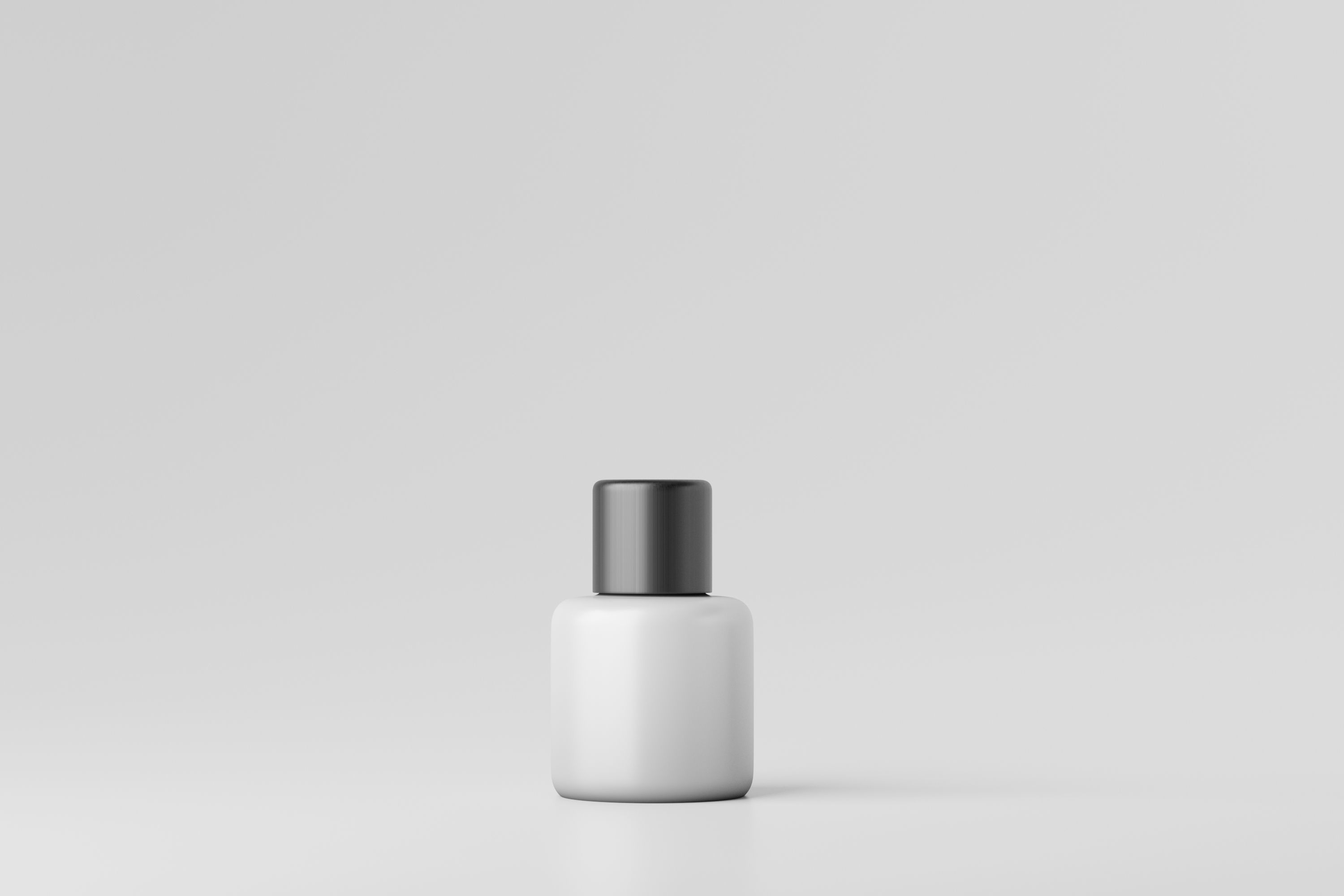 Bottle and tube cosmetic collection Low-poly 3D model_6