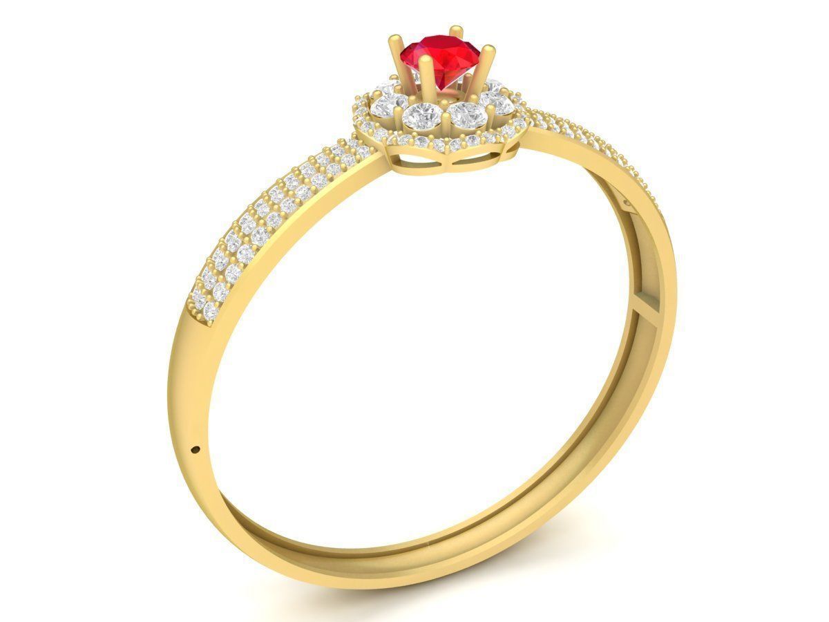 hongkong diamond bangle 3785 3D print model_8