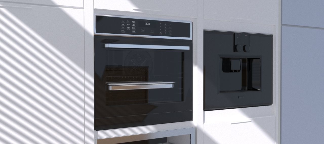 modern kitchen interior design 3D model_5