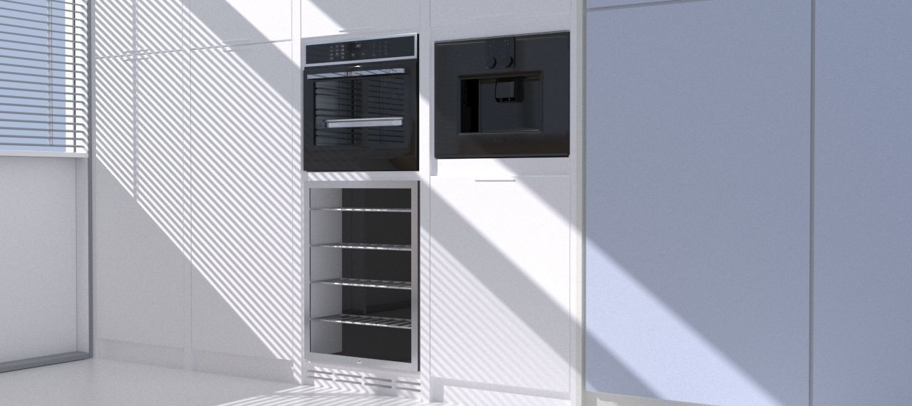 modern kitchen interior design 3D model_6