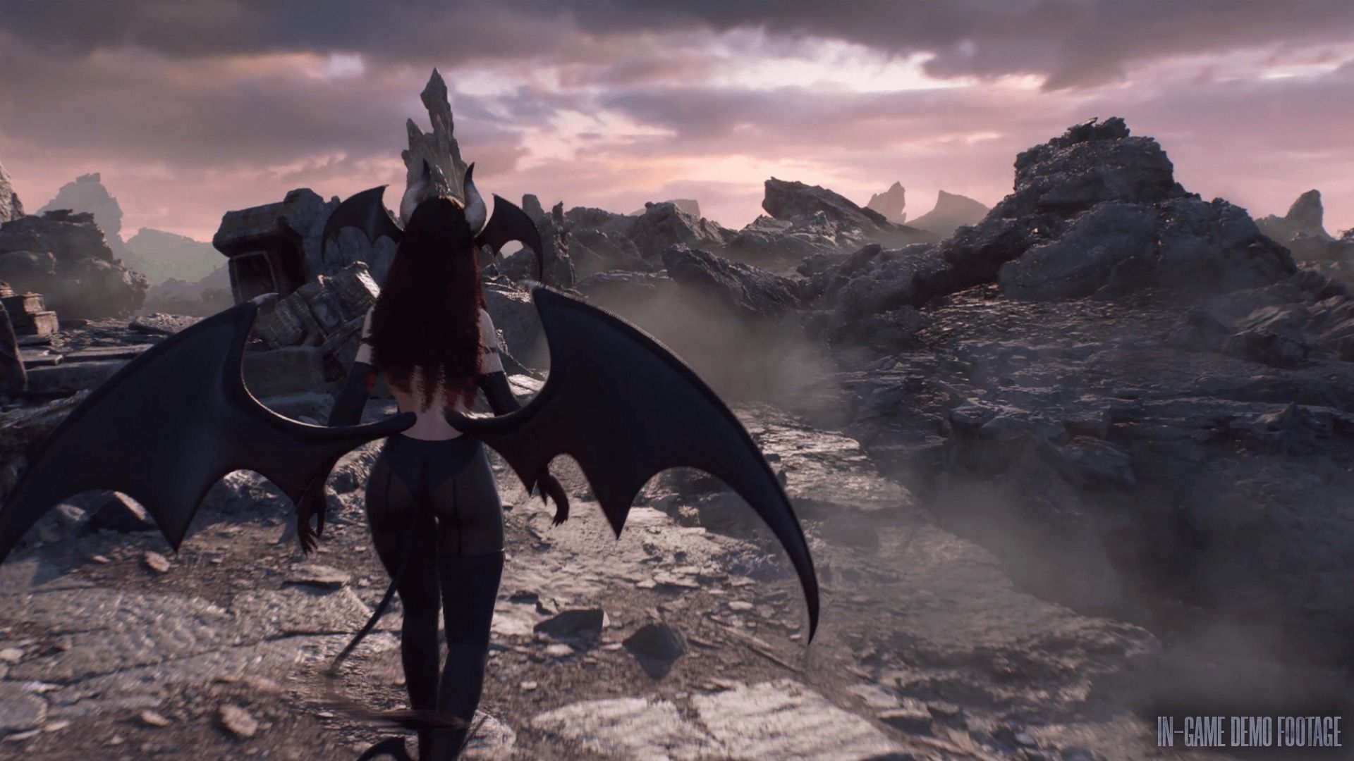 Succubus Lily - Game Ready Low-poly 3D model_21