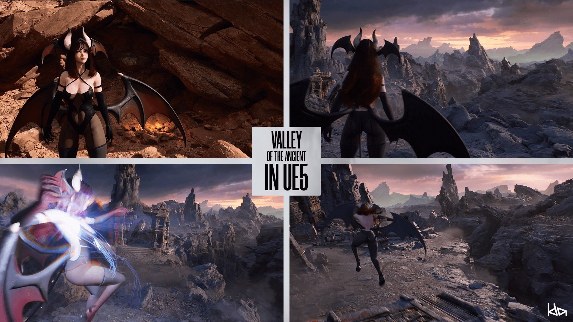 Succubus Lily - Game Ready Low-poly 3D model_16