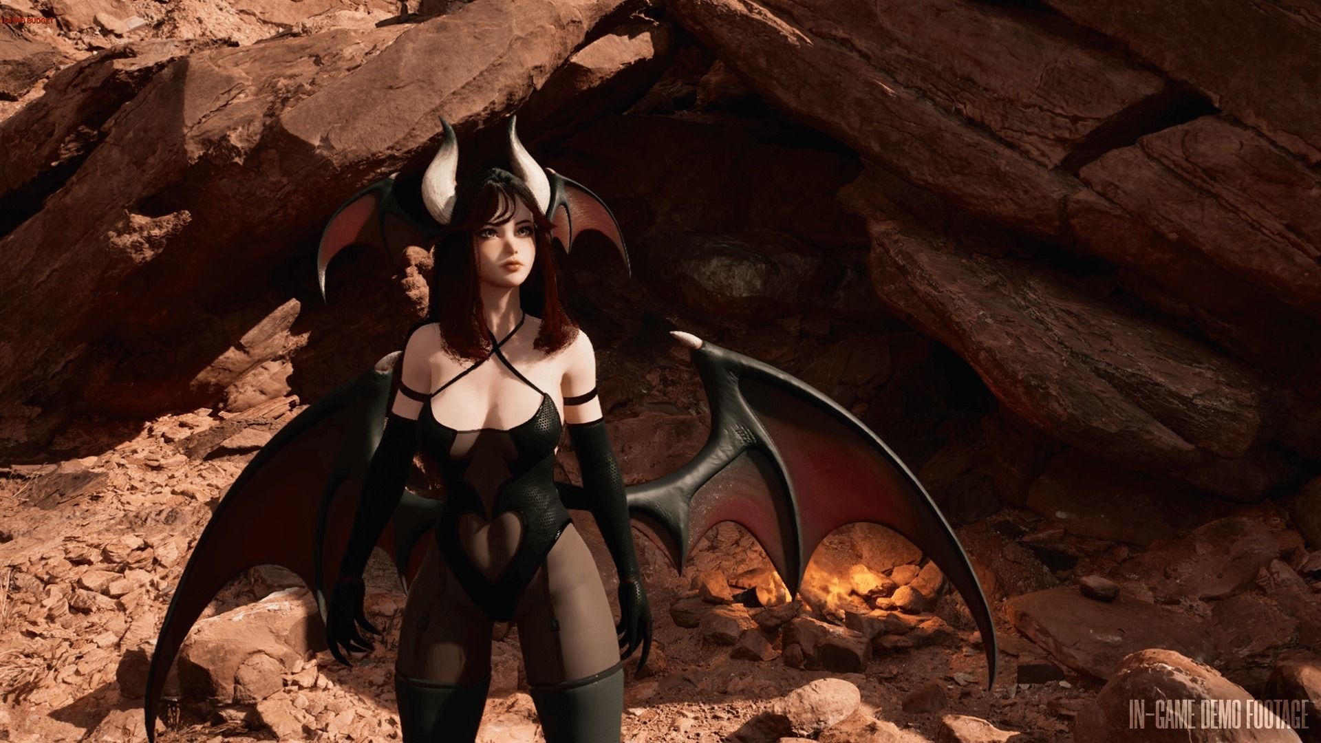 Succubus Lily - Game Ready Low-poly 3D model_17