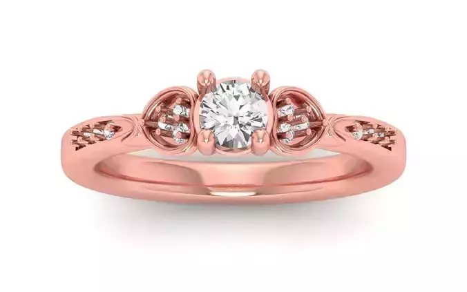 three Stone Ring Wedding Engagement Women Ring