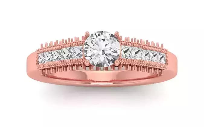 Solitaire Wedding Engagement Women Ring  bridal Ring