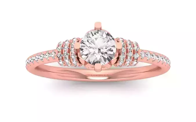 Fashion Ring Solitaire Wedding Engagement Women Ring