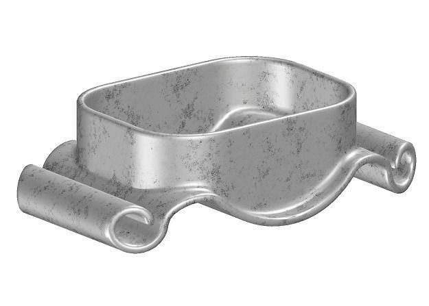 Ceramic Soap Dish Holder 3D model_2