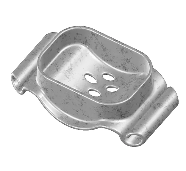 Ceramic Soap Dish Holder 3D model_0