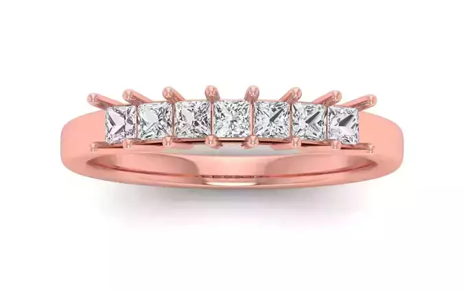 7 Stone Wedding Engagement Women Ring