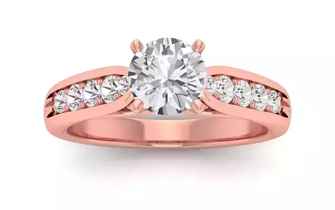 Solitaire Wedding Engagement Women Ring Semi mount Ring